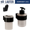 Набор аксессуаров для ванной Lauter 21TS3019 + 21TS3021 + 21TS3011 (Matt Black, 3 предмета)