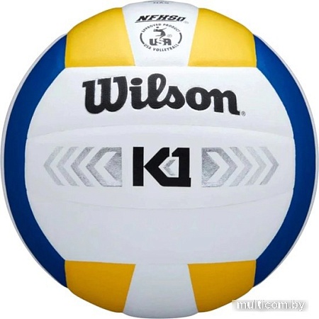 Волейбольный мяч Wilson K1 Vb WTH1895B2XB (5 размер, белый/синий/желтый)