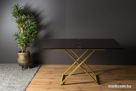 Стол-трансформер Levmar Compact D23/S90 (венге/золото)