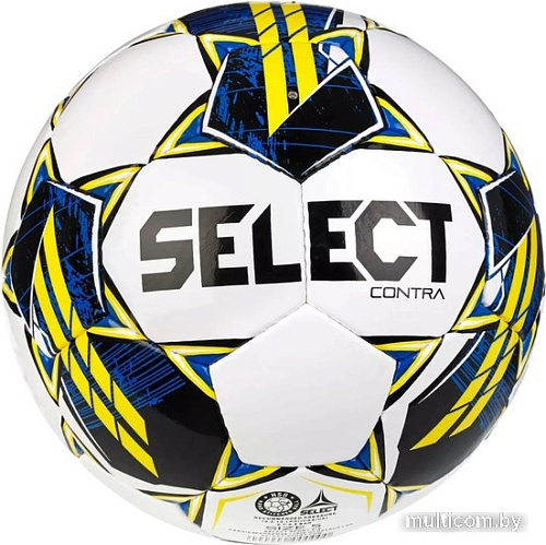 Футбольный мяч Select Contra Basic v23 0855160005 (размер 5, белый/черный/желтый)
