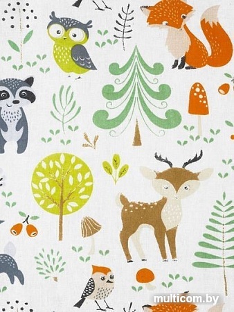 Плед Amarobaby Растем вместе. Зверята 95х85 (желтый/оранжевый)