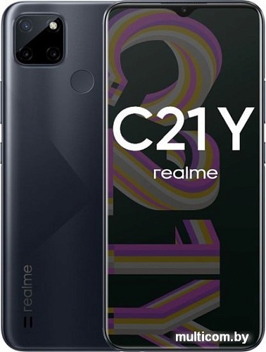 Смартфон Realme C21Y RMX3261 4GB/64GB международная версия (черный)