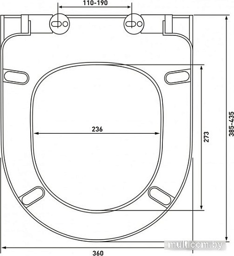 Сиденье для унитаза Vitra 801-003-019