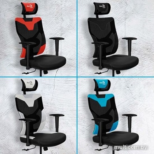 Кресло AeroCool Guardian (черный/белый)