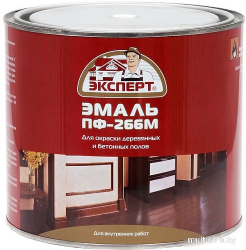 Эмаль Эксперт ПФ-266М 1.9 кг (желто-коричневый)