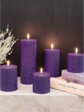 Набор свечей Мелт 100 мм (3 шт, темно-фиолетовый)