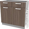 Шкаф напольный Интерлиния Компо НШ80рш2 (шимо темный)