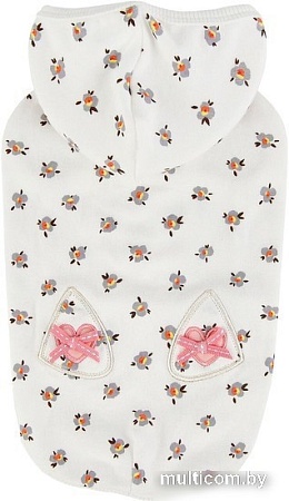 Футболка Pinkaholic Fiorella с капюшоном NATA-TS7567-IV-S (слоновая кость)