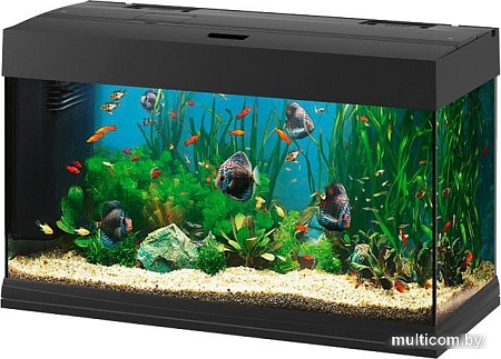 Аквариум Ferplast Dubai 80 Led 125 л (черный)