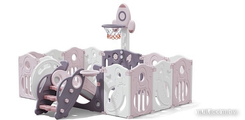 Игровой манеж UNIX kids SUPREME Space 200x240 Rose