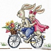 Набор для вышивания Сделай своими руками Зайки. С ветерком З-41С