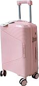 Чемодан-спиннер DoubleW 088 (M, пудровый)
