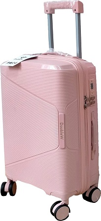 Чемодан-спиннер DoubleW 088 (M, пудровый)