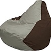 Кресло-мешок Flagman Груша Супер Мега 4XL Г5.1-340 (серый/коричневый)