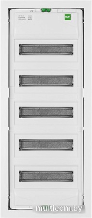 Бокс пластиковый Elektro-Plast MSF 5x12M (60M), N/PE 2x(2x25+20x16mm2+19x10mm2), мет. дверь, белый RAL9016, 853x358x97mm, IP30