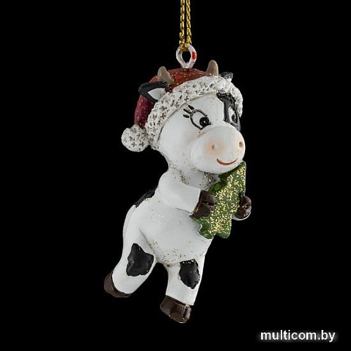 Елочная игрушка Erich Krause Decor Праздничная коровка 51242