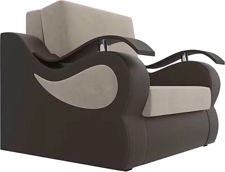 Кресло-кровать Mebelico Меркурий 105481 60 см (бежевый/коричневый)