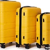 Чемодан-спиннер Pride PP9802 (S, желтый)