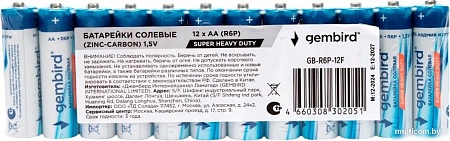 Батарейка Gembird GB-R6P-12F