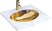 Умывальник Rea Nel (золотистый)