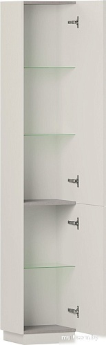 Belux Шкаф-пенал Базель П 35 (180, светлый миндаль матовый)