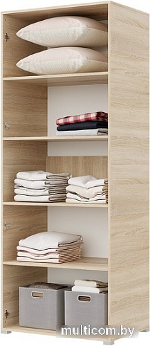 Шкаф распашной Горизонт 800 2х ств с полками (дуб сонома/дуб сонома)