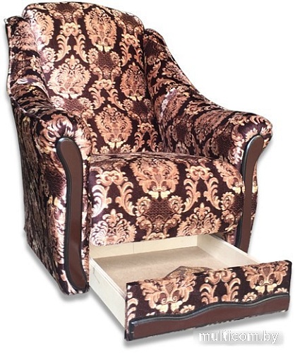 Интерьерное кресло Асмана Анна (вензель/велюр)