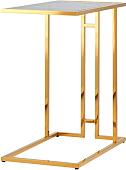 Консольный стол Stool Group Бостон 50x32 EET-061-TG-SK (стекло Smoke/сталь золото)