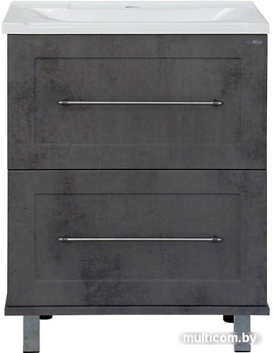 Misty Тумба под умывальник Марта 70 (напольная, темный бетон)