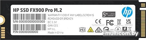 SSD HP FX900 Pro 2TB 4A3U1AA
