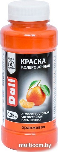 Колеровочная краска Dali акриловая 0.25 л (оранжевый)