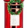 Елочная игрушка Gisela Graham London Christmas. Почтовый ящик с венком 860