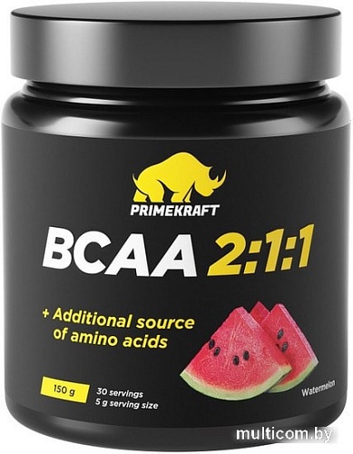 Аминокислоты Prime Kraft BCAA 2:1:1 (150г, арбуз)
