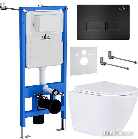 Унитаз подвесной Roxen StounFix Slim 577729