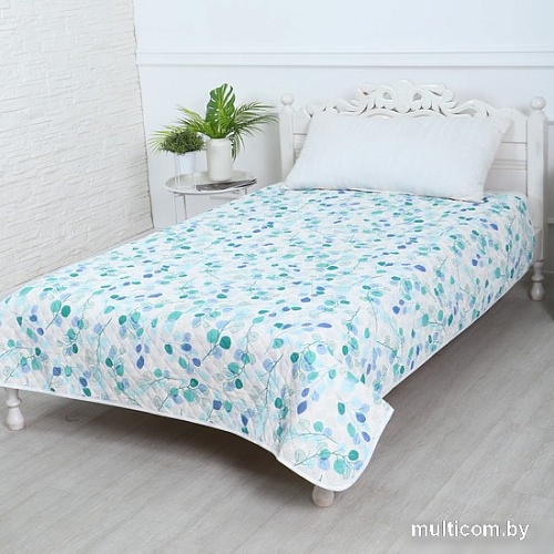 Покрывало Атра Эвкалипт 180x210 10435347 (б/з синий)