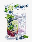 Набор для вышивания Овен Черничный коктейль 1475