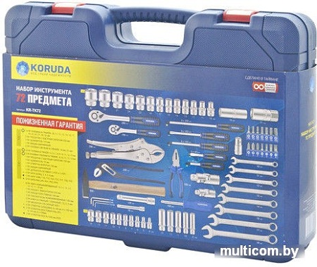 Универсальный набор инструментов KORUDA KR-TK72 72 предмета