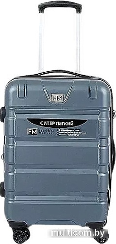 Чемодан-спиннер Francesco Molinary 336-161426/3-20 (серый)