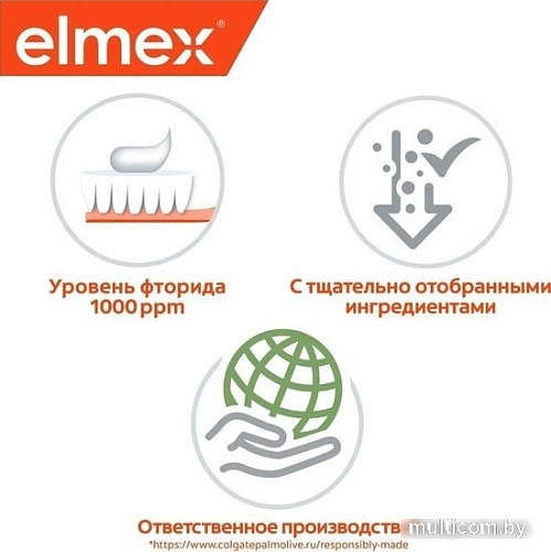 Зубная паста Elmex Для детей от 2 до 6 лет 50 мл