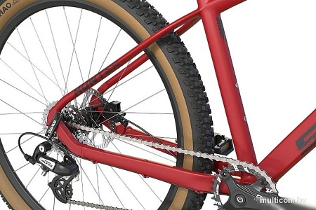 Велосипед Stark Hunter 27.2 HD S 2025 HQ-0017837 (красный матовый/черный, разобранный)