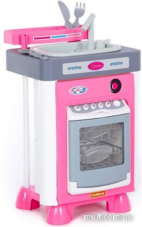 Комплект бытовой техники игрушечный Полесье Carmen №3 с посудомоечной машиной и мойкой 57914