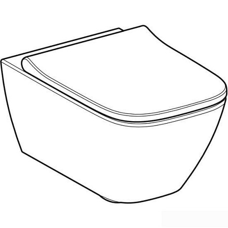 Унитаз Geberit Smyle Square Rimfree 500.683.00.2