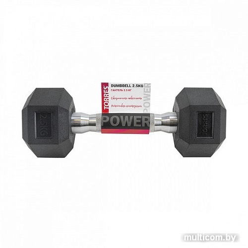 Гантель Torres PL519025 2.5 кг