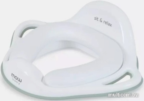 Детская накладка на унитаз MOWbaby Fancy MB133900 (белый/оливковый)