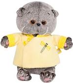 Мягкая игрушка Basik & Co Басик в желтой курточке в китайском стиле (20 см)