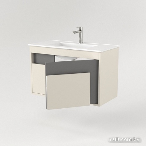 Дабер Тумба под умывальник 016 WeltWasser Deilbach 7517-80 Т16.8W.0.19 (бежевый/серый)
