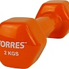 Гантель Torres PL522204 2 кг (оранжевый)