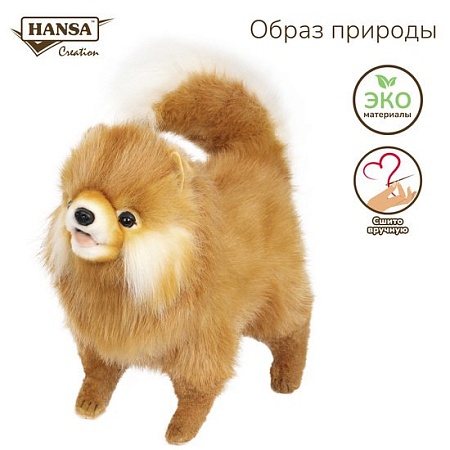 Классическая игрушка Hansa Сreation Померанский шпиц 7018 (28 см)