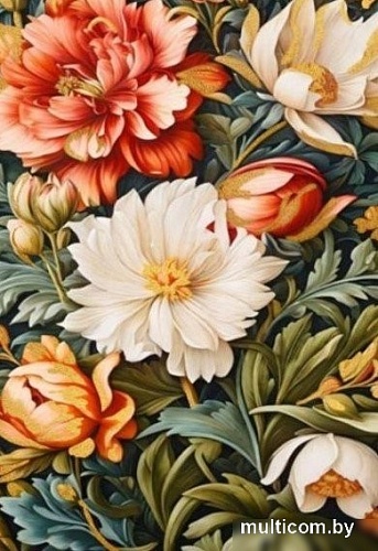 Картина по номерам ILikeGift Винтажный орнамент HR0696