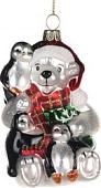 Елочная игрушка Goodwill Xmas 2024 Медведь и пингвины YA 92625